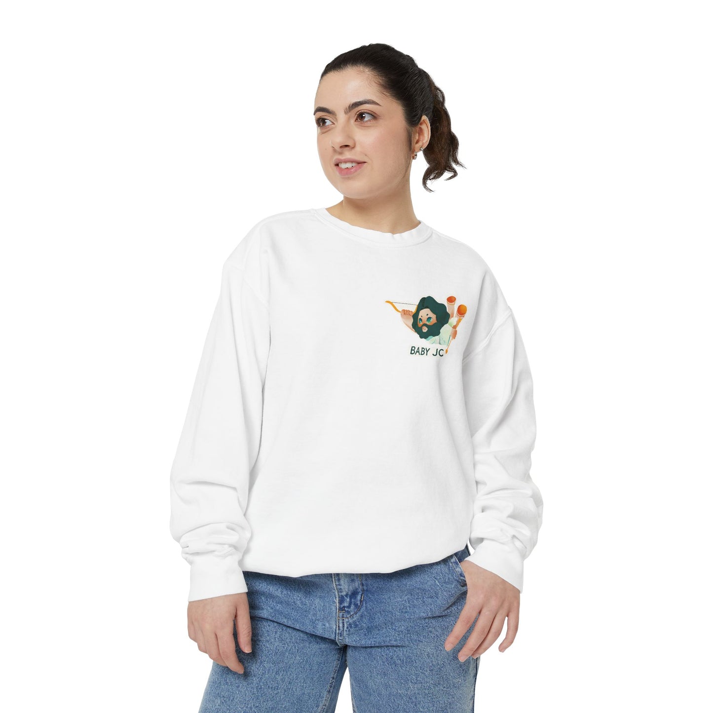 Adult Sweatshirt | Cupid Baby JC πβ¨