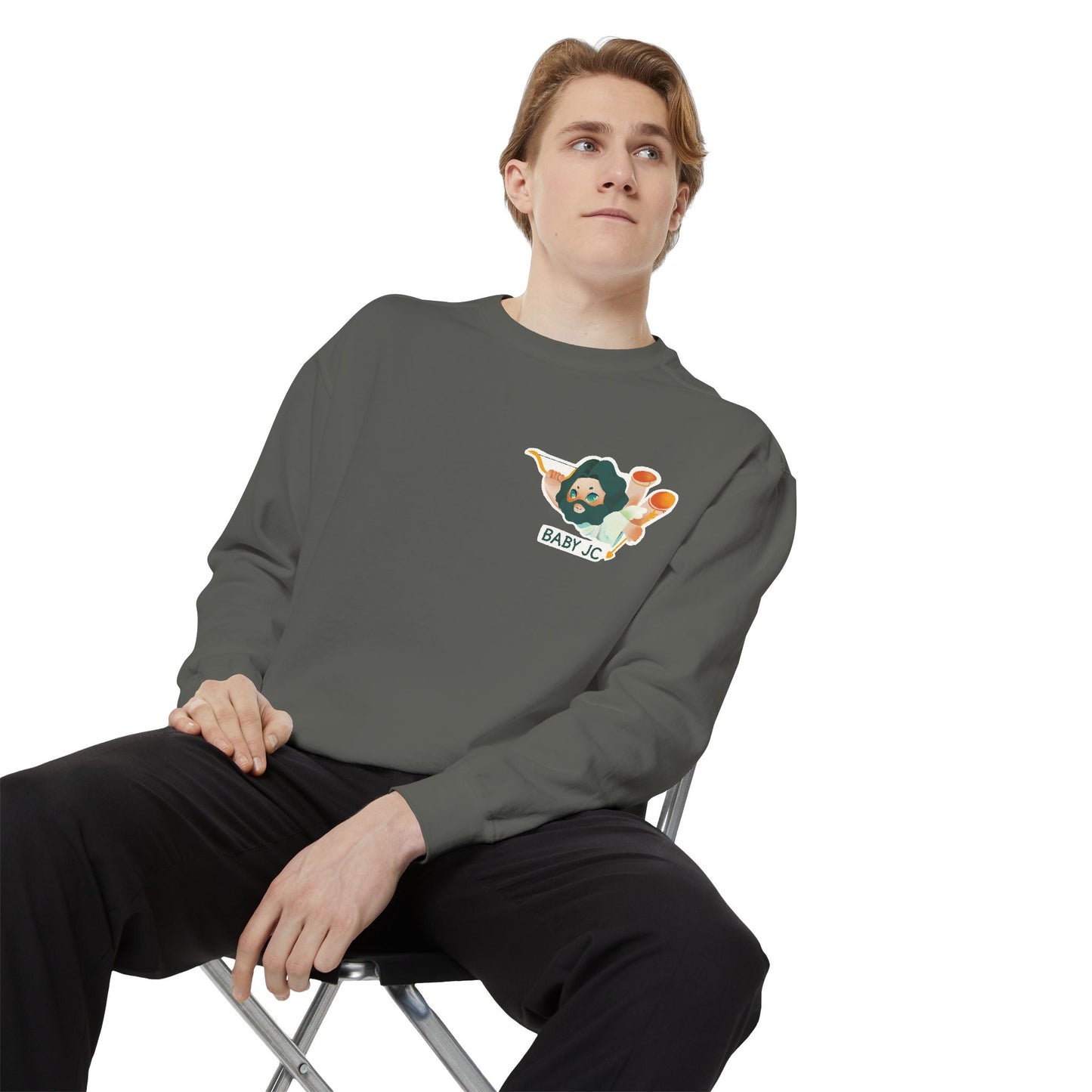 Adult Sweatshirt | Cupid Baby JC πβ¨