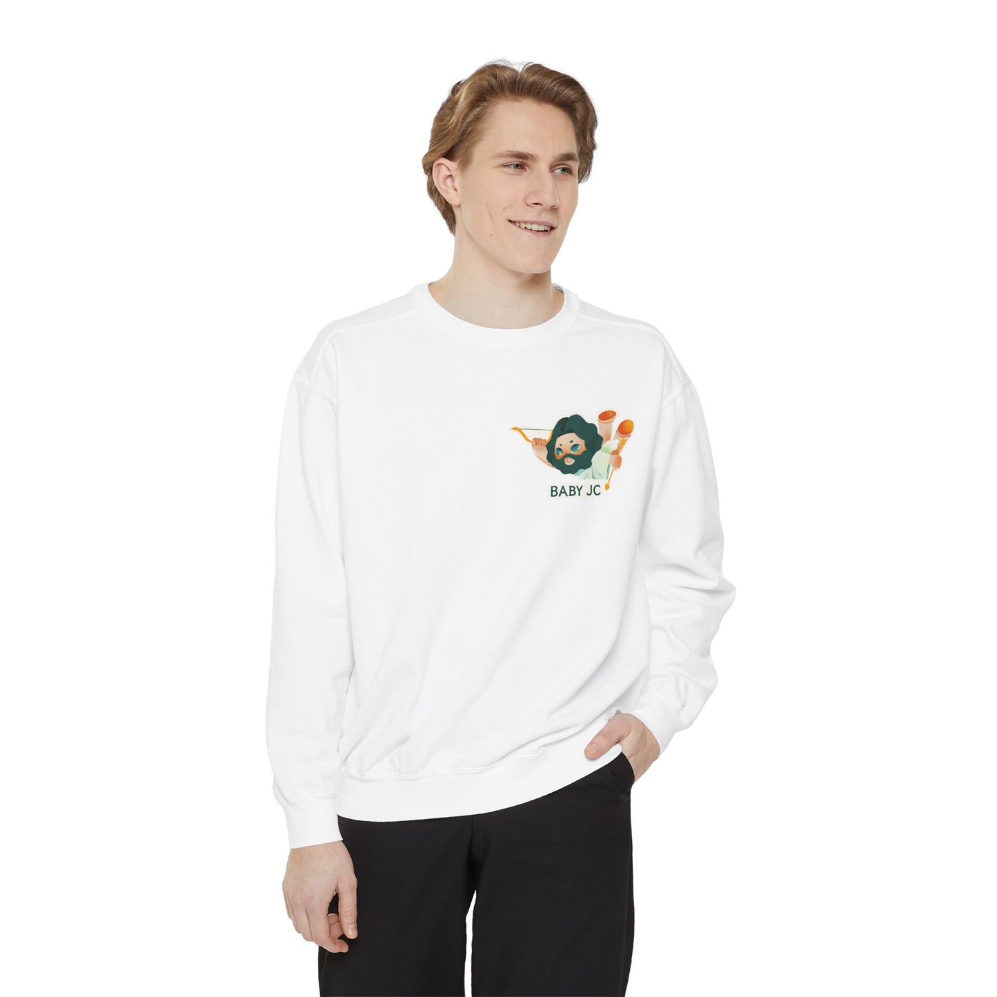 Adult Sweatshirt | Cupid Baby JC πβ¨