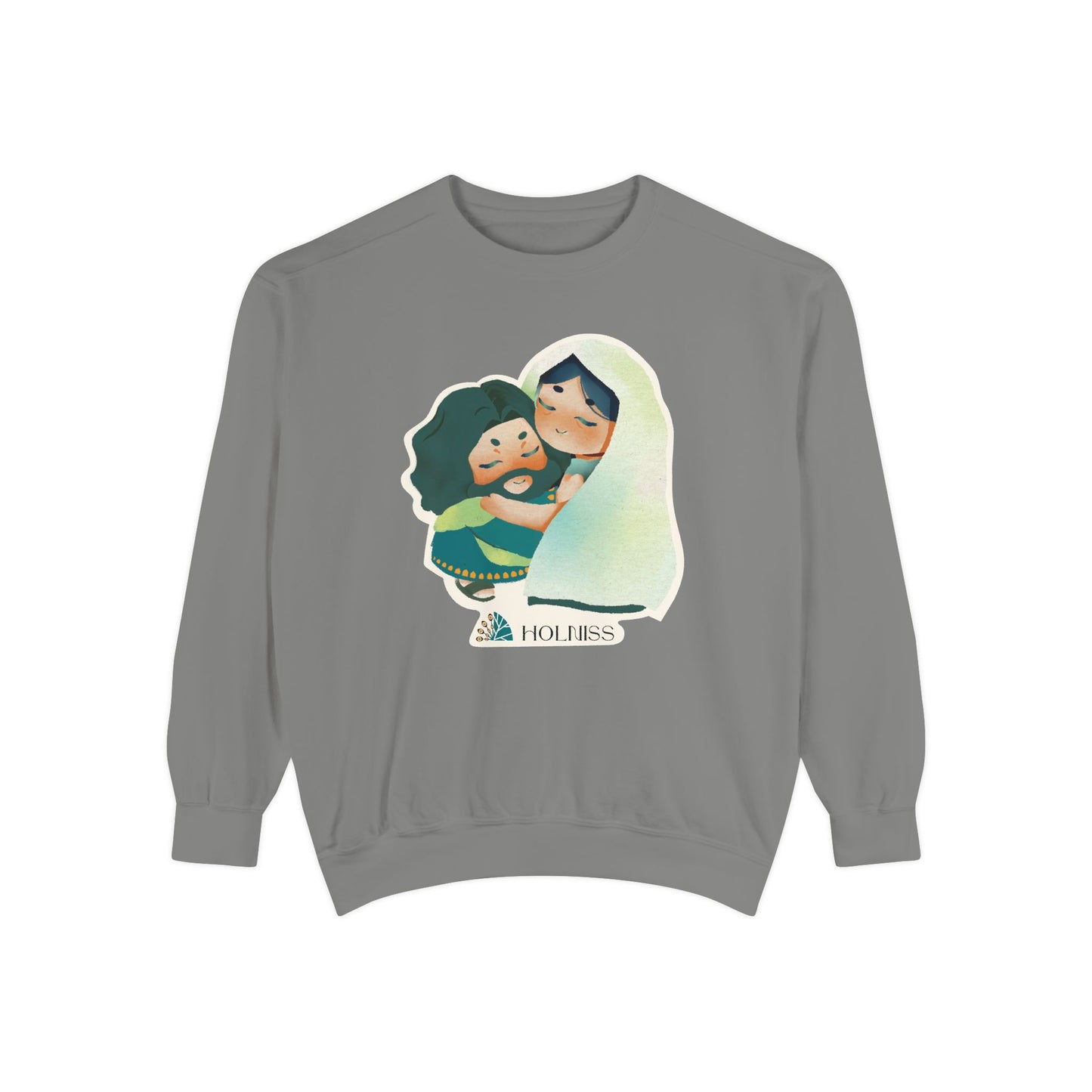 Adult Sweatshirt| Baby JC & Mama Maria