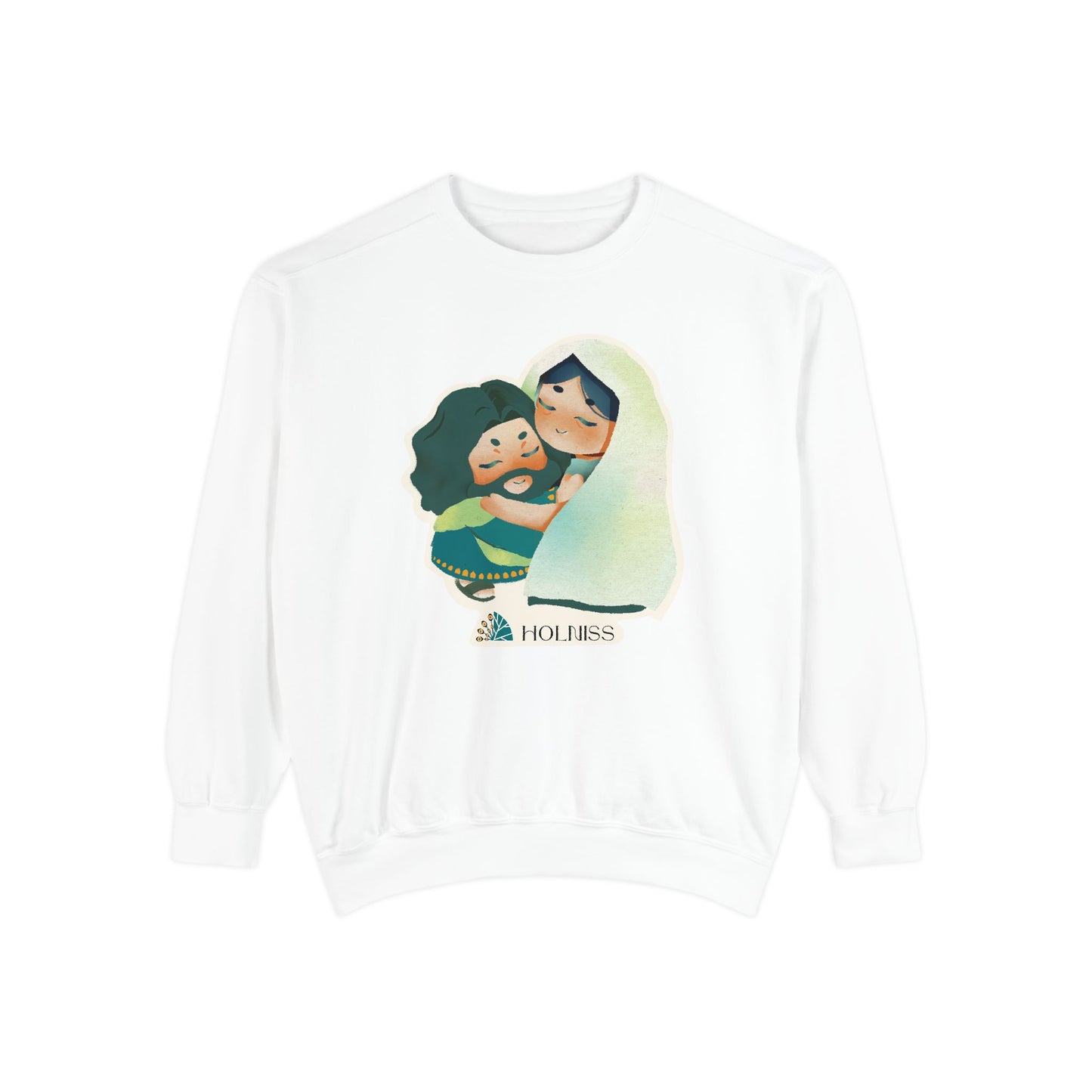 Adult Sweatshirt| Baby JC & Mama Maria