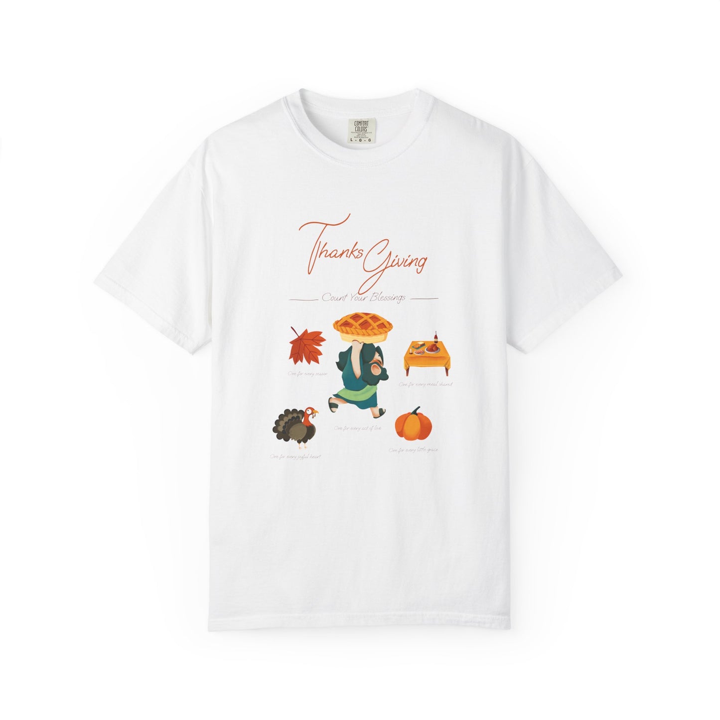 Adult T-Shirt | Baby JC Thanksgiving Blessings