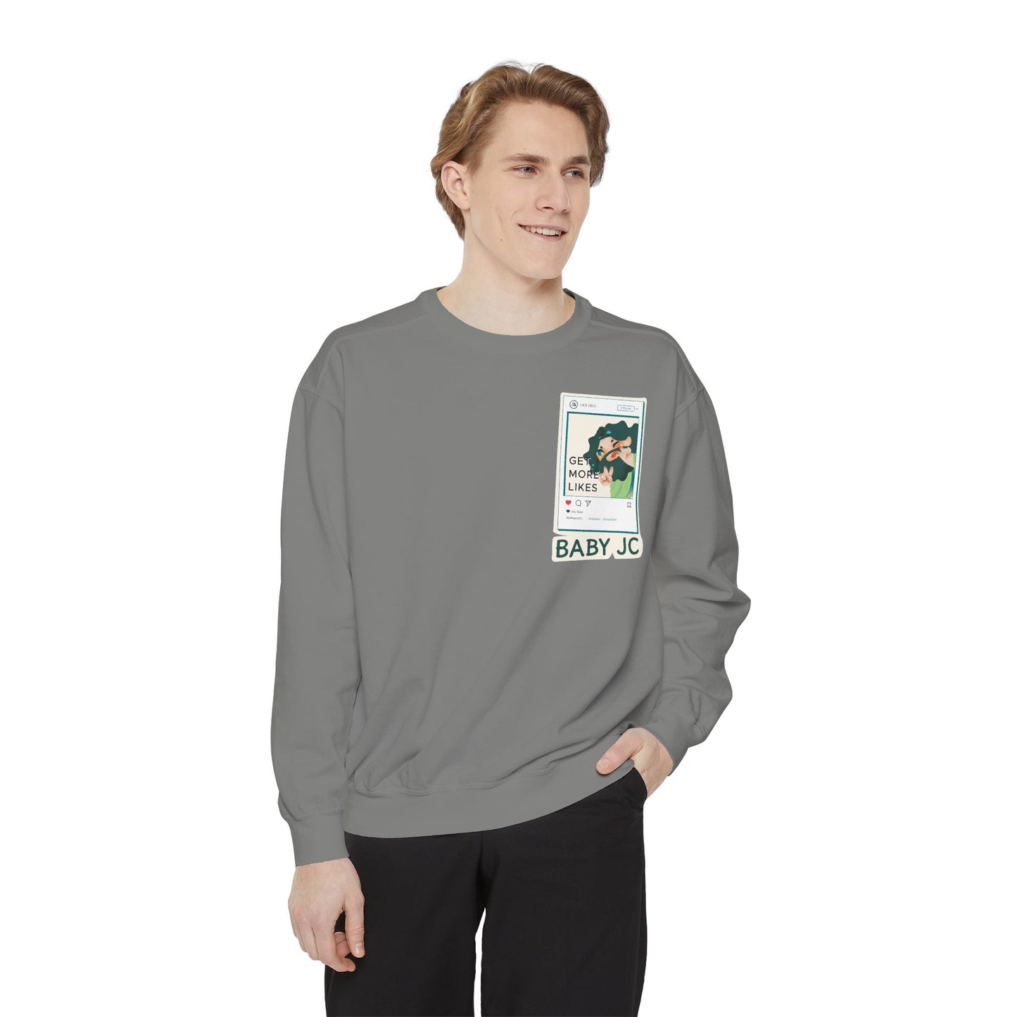 Adult Sweatshirt | Baby JC & Social Vibe 😎✨