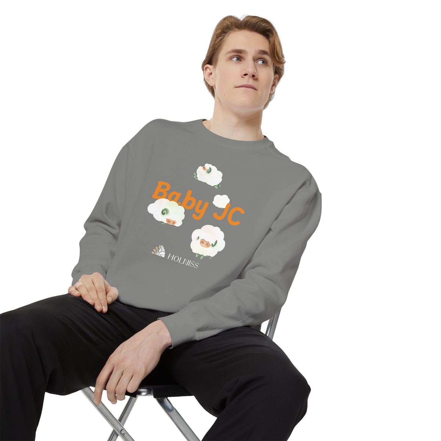 Adult Sweatshirt| Baby JC & The Little Sheeps 🐑✨