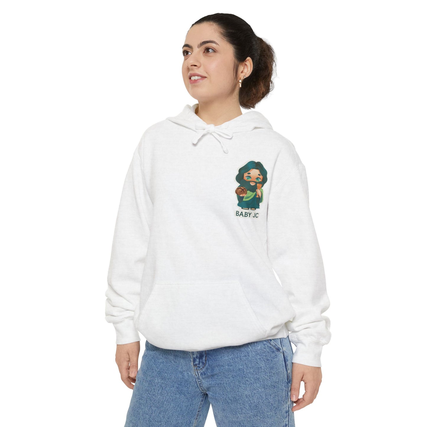 Adult Hoodie | Little Supper with Baby JC