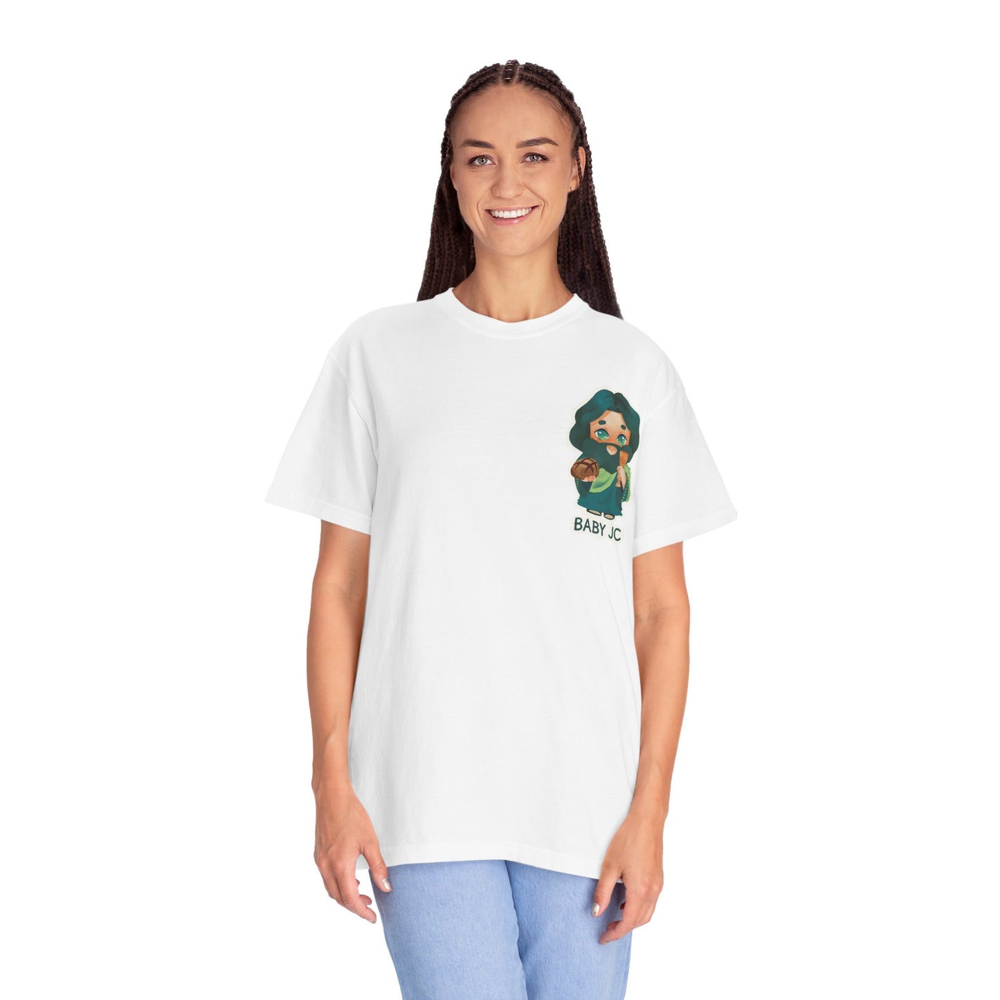 Adult T-shirt | Little Supper With Baby JC