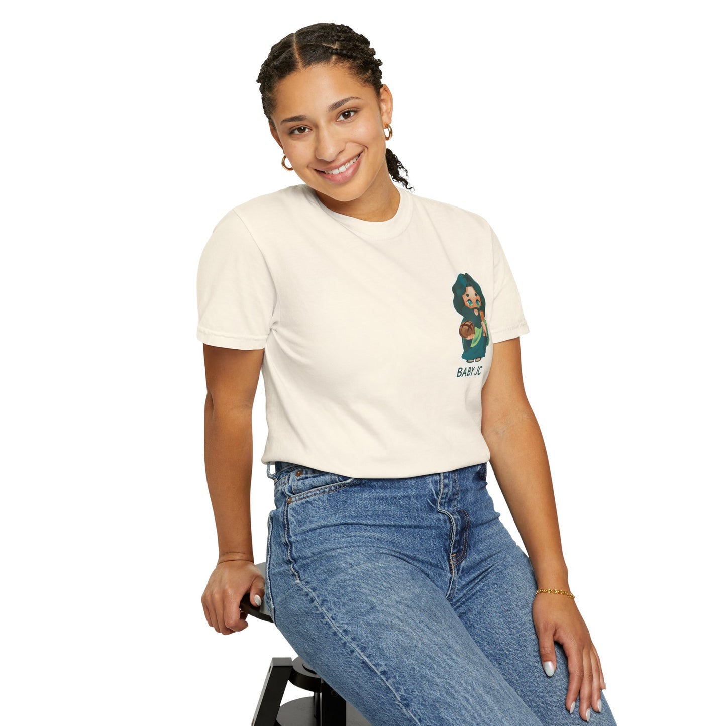 Adult T-shirt | Little Supper With Baby JC