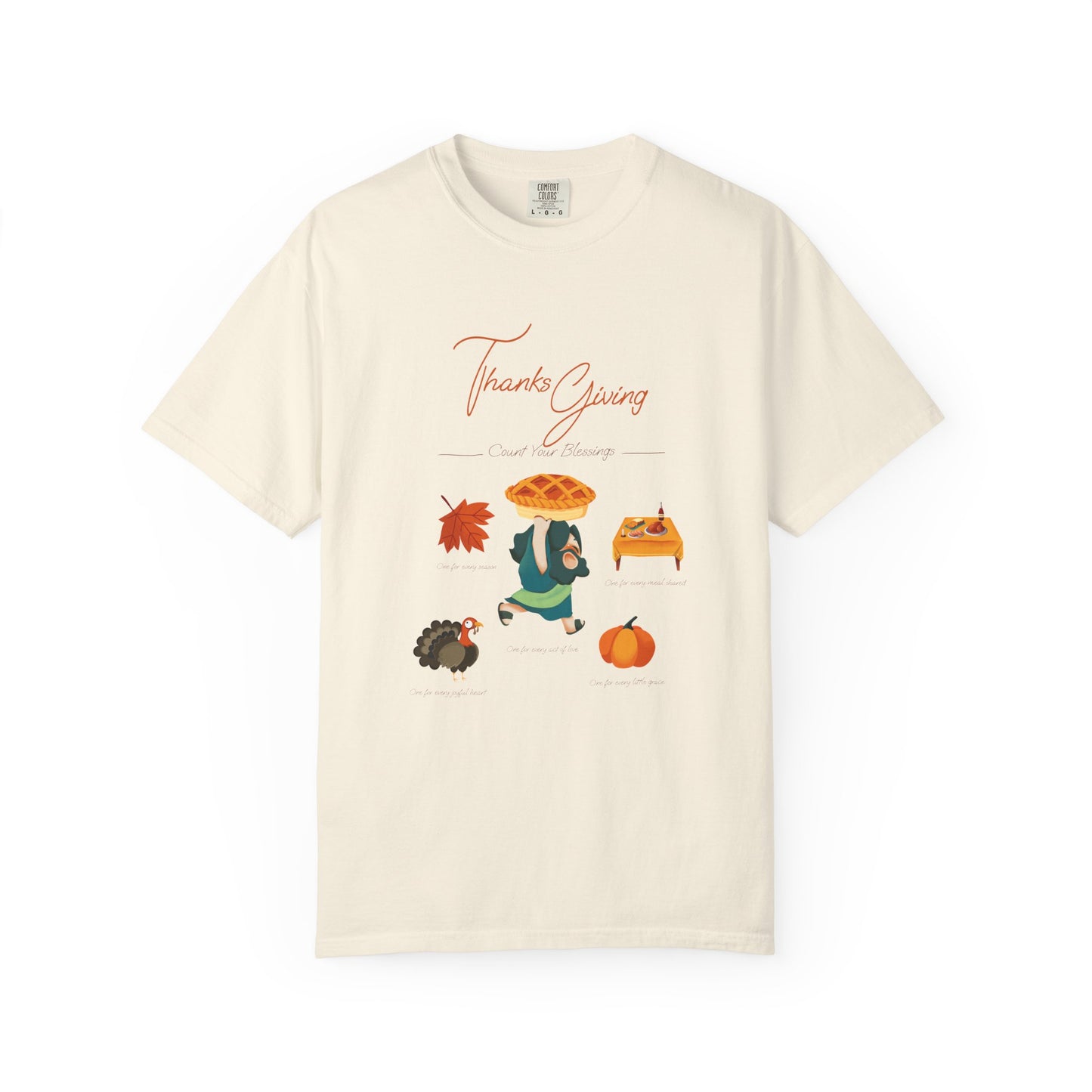 Adult T-Shirt | Baby JC Thanksgiving Blessings