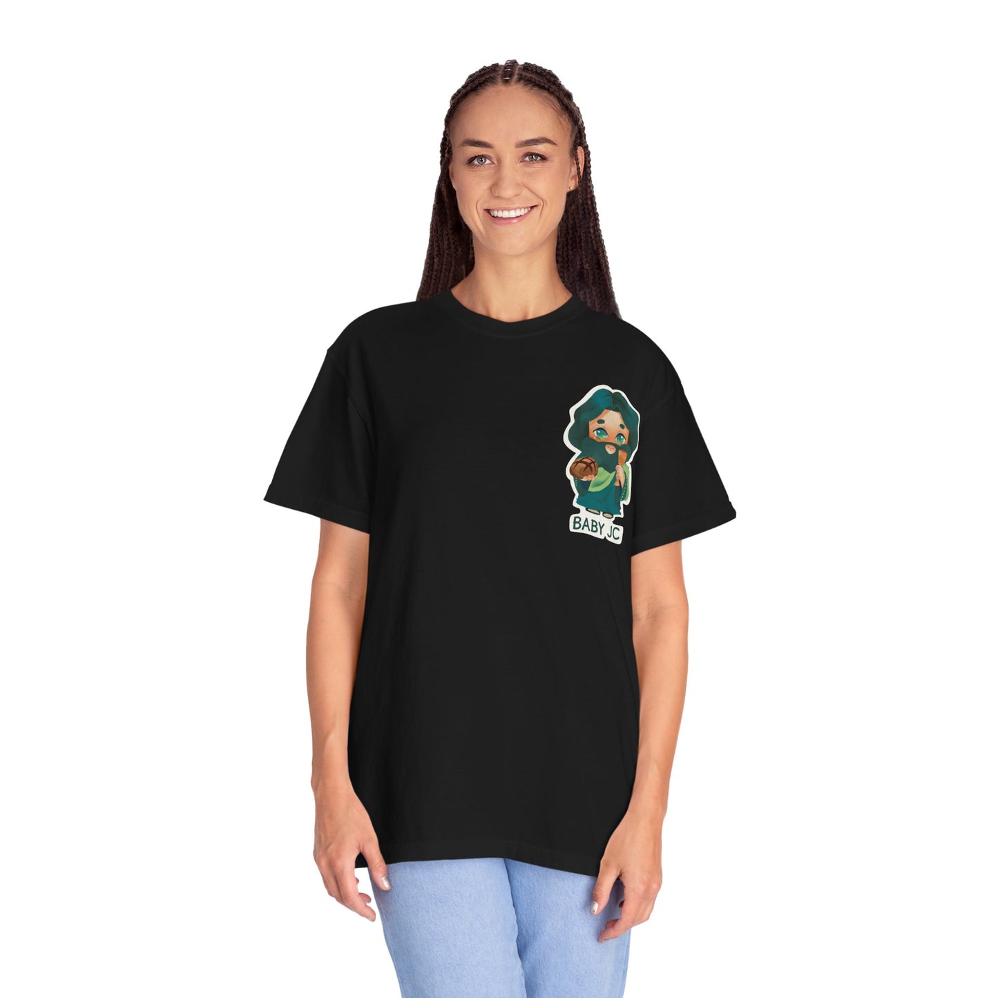 Adult T-shirt | Little Supper With Baby JC