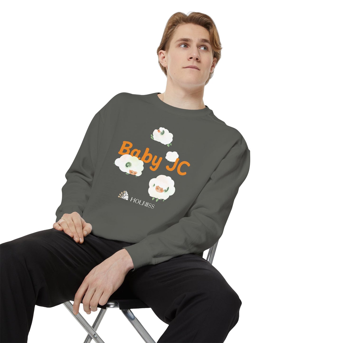 Adult Sweatshirt| Baby JC & The Little Sheeps 🐑✨