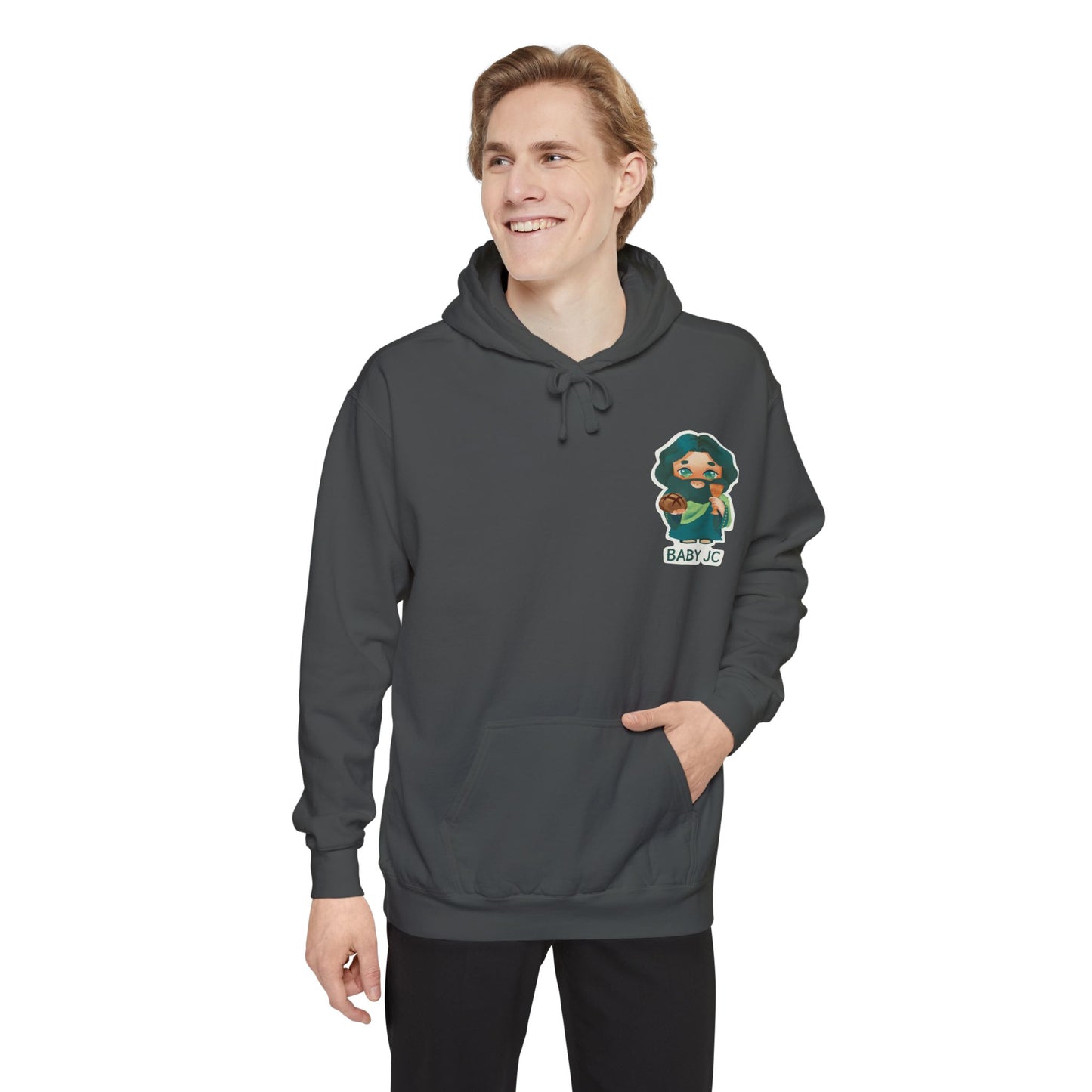 Adult Hoodie | Little Supper with Baby JC